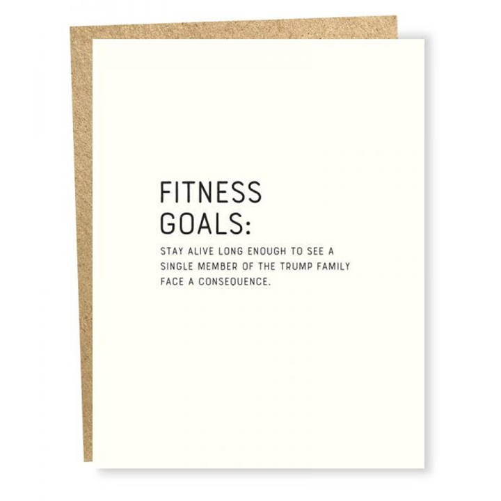 Fitness Goals Card