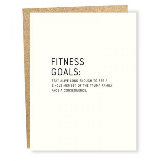 Fitness Goals Card