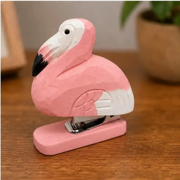 Handcarved Wooden Animal Staplers