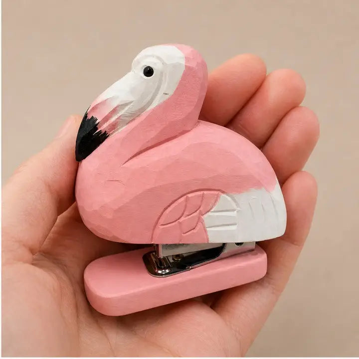 Handcarved Wooden Animal Staplers