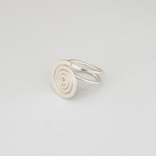 Flat Spiral Ring