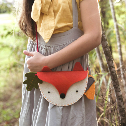 DIY Fox Felt Bag