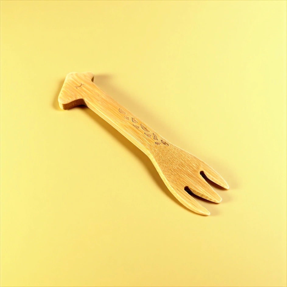 Bamboo Animal Kids Utensils