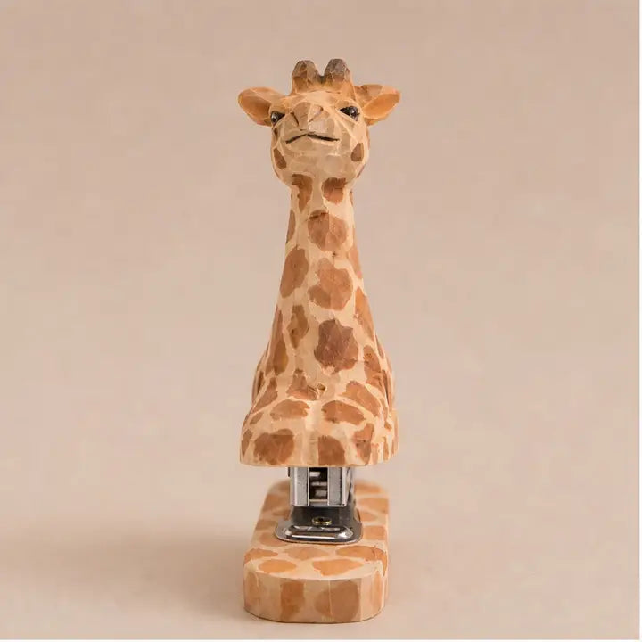 Handcarved Wooden Animal Staplers