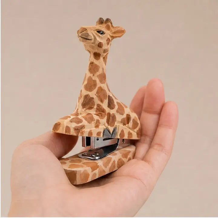 Handcarved Wooden Animal Staplers