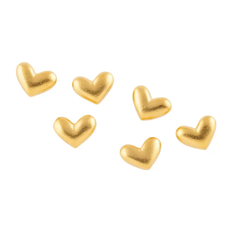 Golden Heart Pocket Charms
