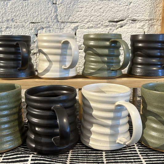 Diner Inspired Mugs from Gravesco Pottery