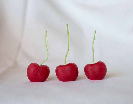 Beeswax Candle - Dark Cherries