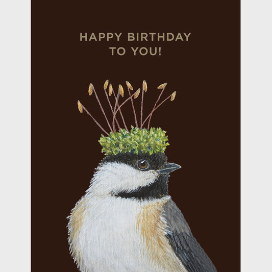 Birthday Chickadee - Card