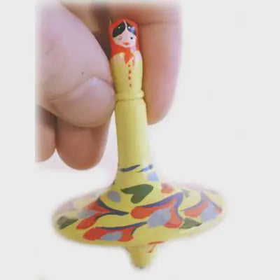 Handpainted Spinning Tops