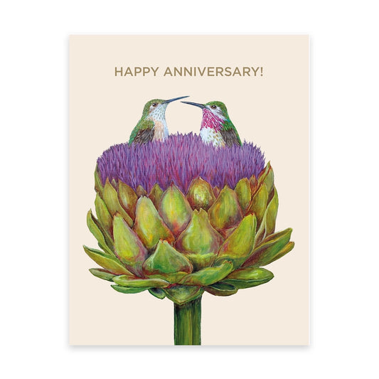 Anniversary Hummingbirds Card