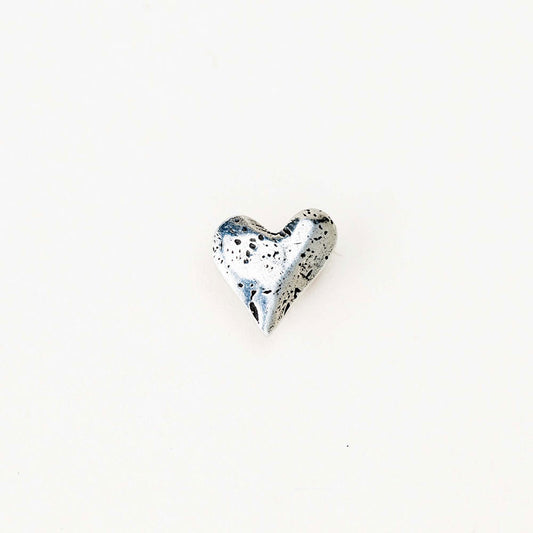 Heart Lapel Pin - Pewter