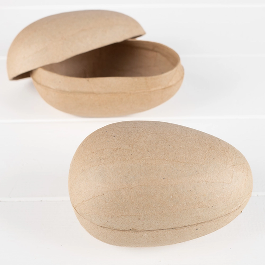 Fillable Papier Mache Split Egg