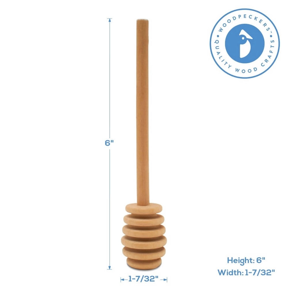 Wood Honey Dippers