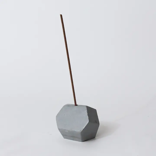 Geometric Rock Incense Holder
