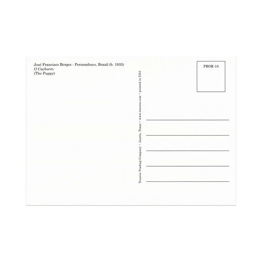J. Borges Postcard - Dog