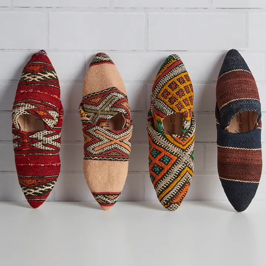 Moroccan Kilim Slippers