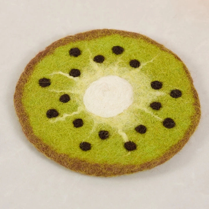 Felted Fruit and Vegetable Coasters