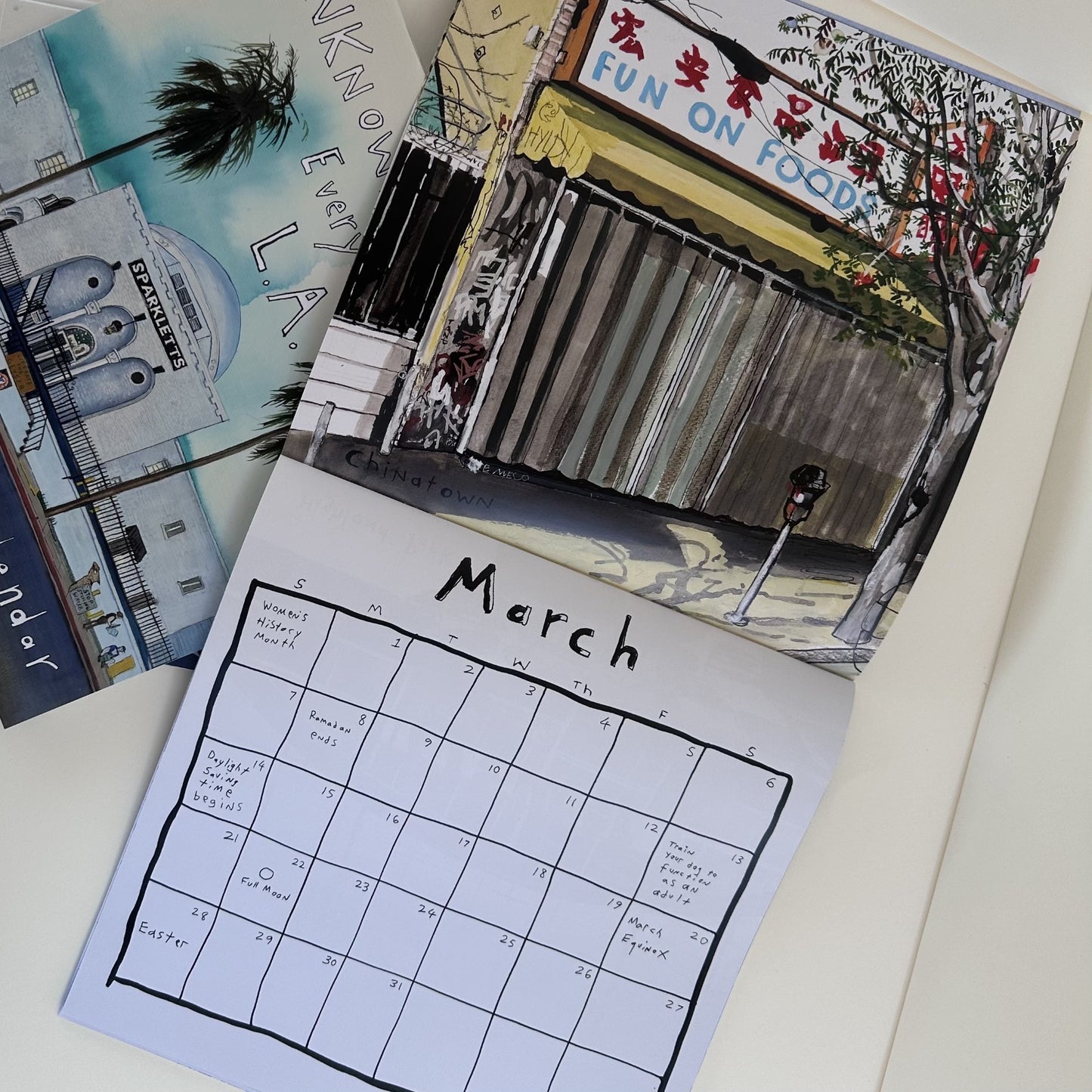 2027 Unknown Landmarks Everyday LA Calendar