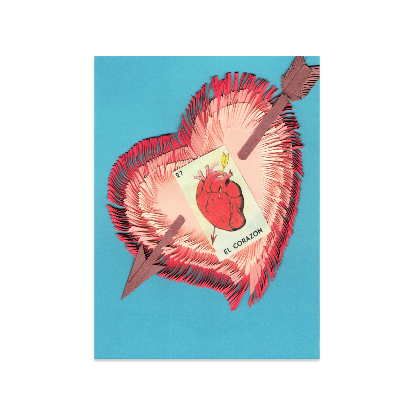 Handcut Paper Loteria Card (Assorted Styles)