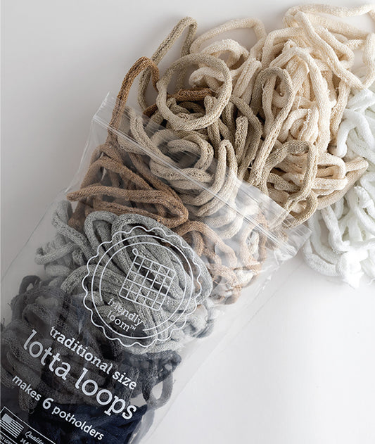 Lotta Loops for Potholders - Neutral