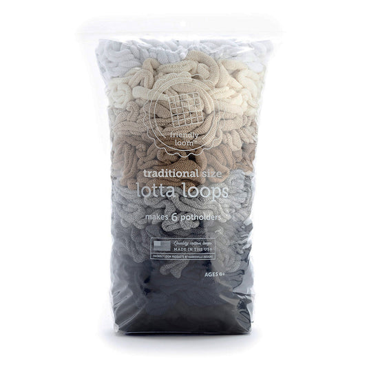 Lotta Loops for Potholders - Neutral