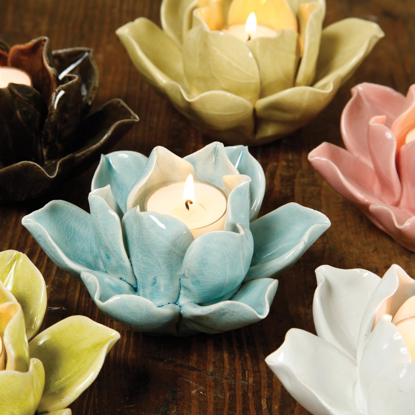 Lotus Tea Light Holders