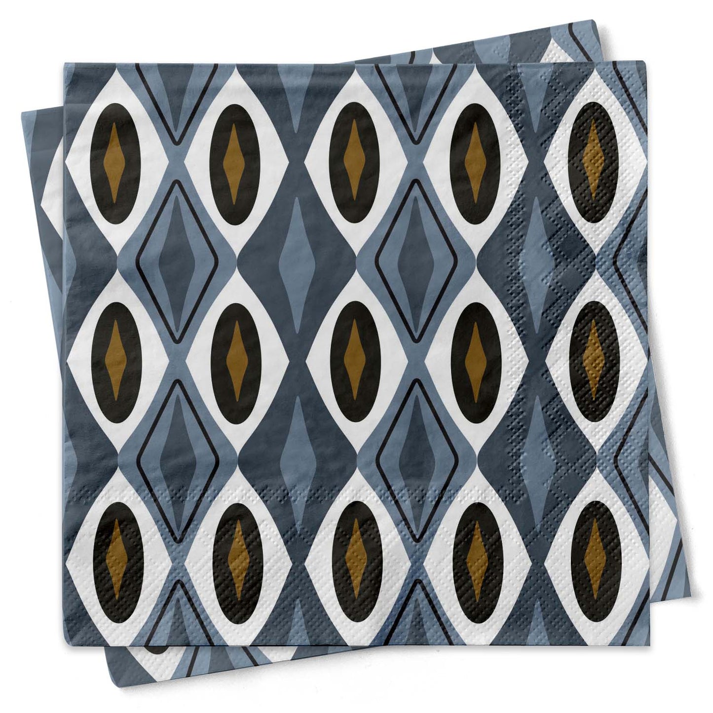 Blue Diamond MCM Cocktail Napkins
