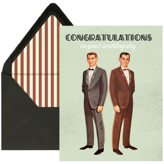 Vintage Grooms Congratulations