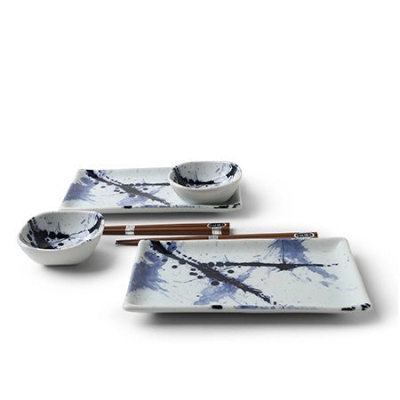 Sushi for Two Blue Sumi