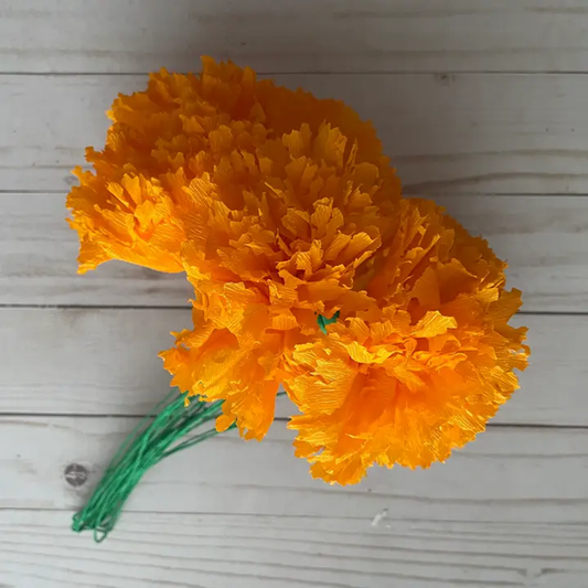 Marigold Paper Flowers