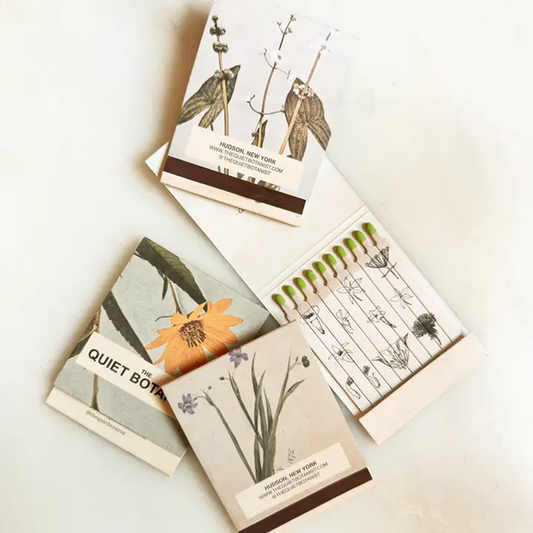Botanical Matchbooks from The Quiet Botanist
