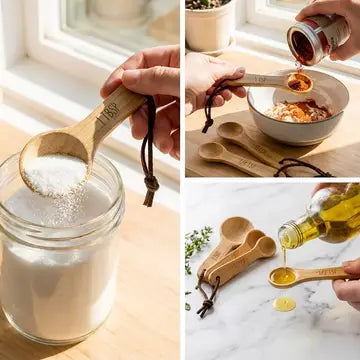 Bamboo Measuring Spoons