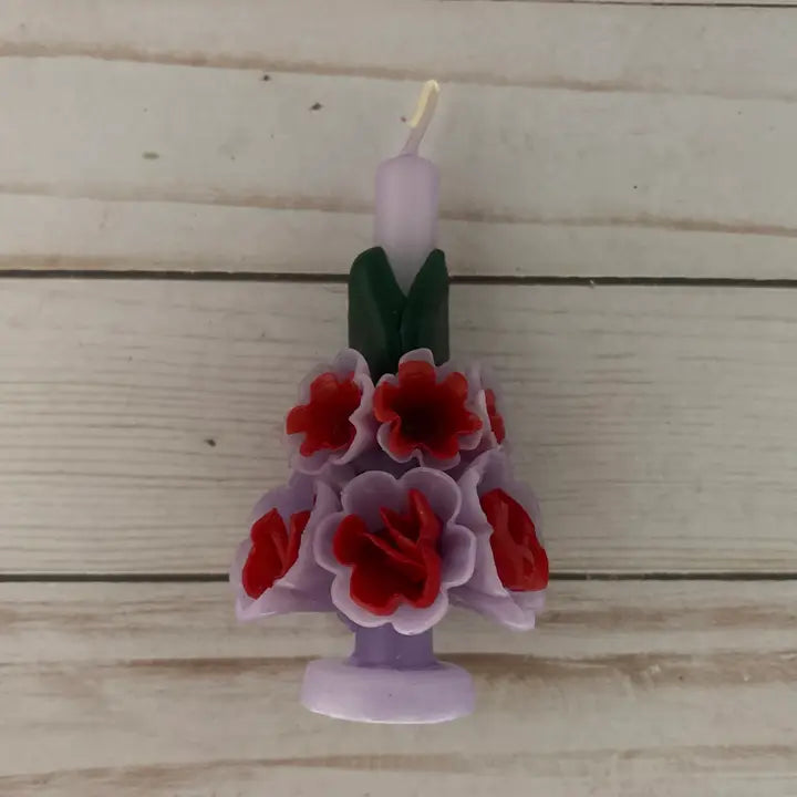 Oaxacan Floral Candles