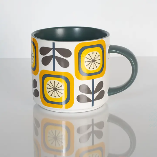 Mod Sunflower Coffee Mug