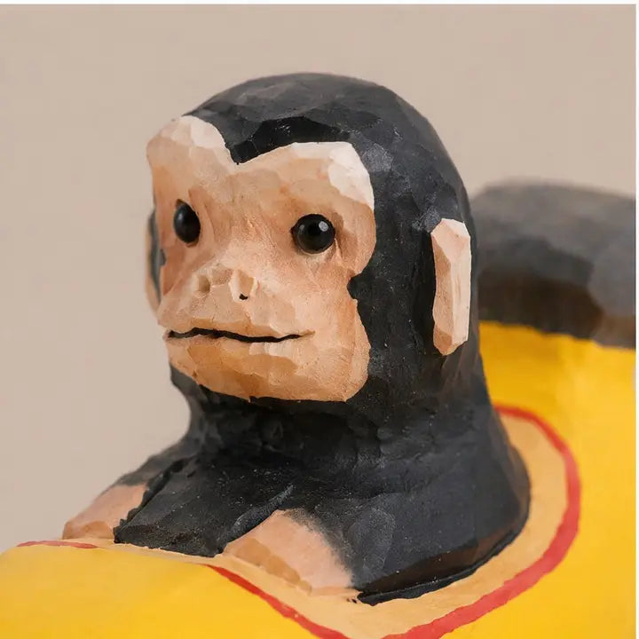 Handcarved Wooden Animals in Cars