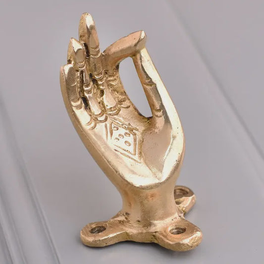 Brass Mudra Hand Hardware