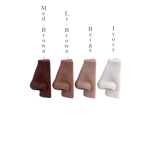 Nose Sculpture Candle - assorted