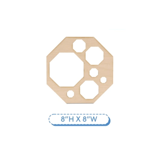 Wood Geometric Stencils