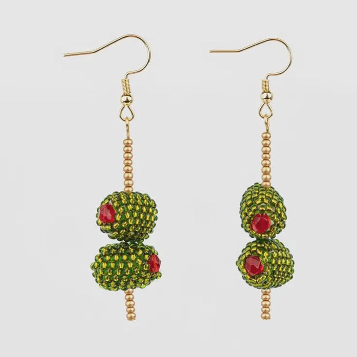 Stuffed Olives Earrings