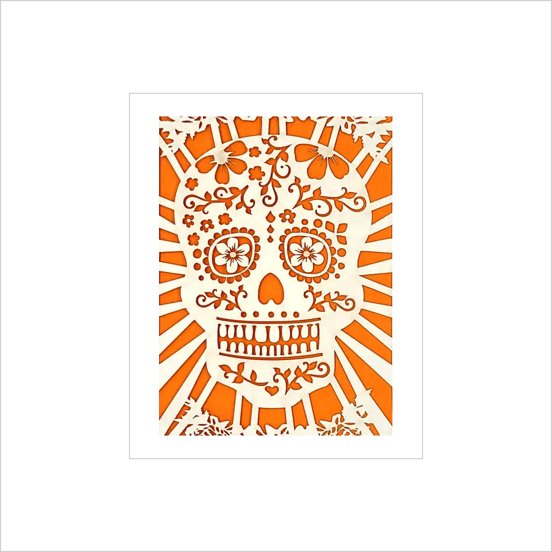 Sugar Skull Laser-cut Card