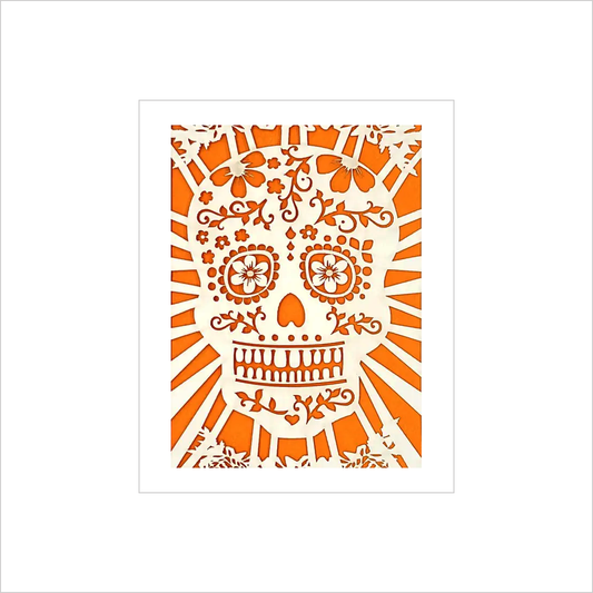 Sugar Skull Laser-cut Card