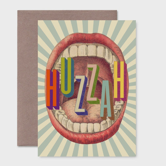 Huzzah - Greeting Card