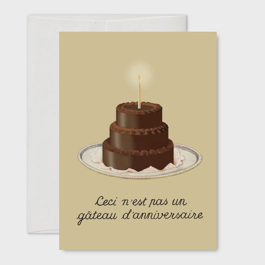 This is Not a Birthday Cake -  Card