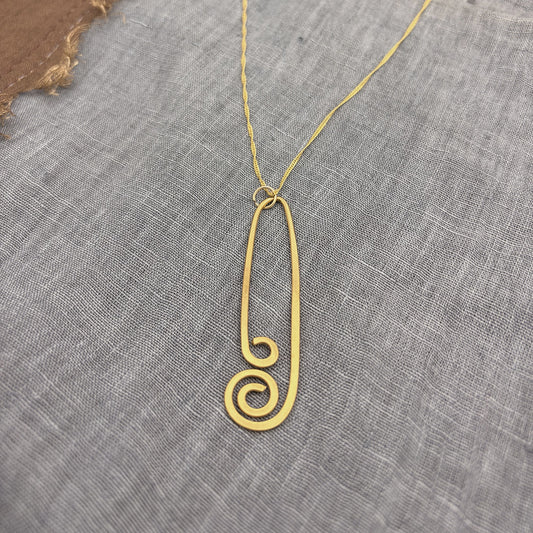 Elegant Paperclip Necklace
