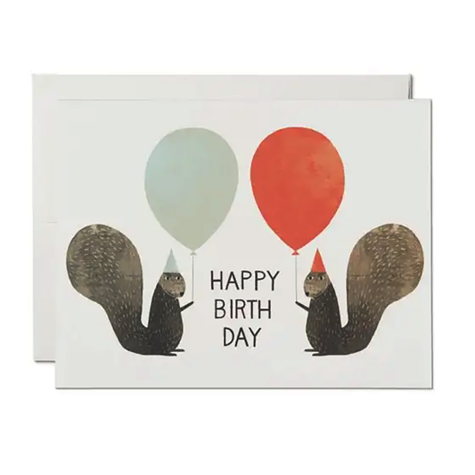 Party Squirrels Birthday Card