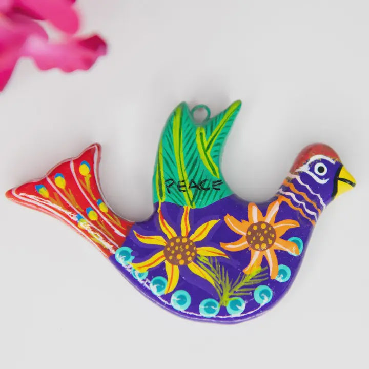 Ceramic Peace Dove Ornament
