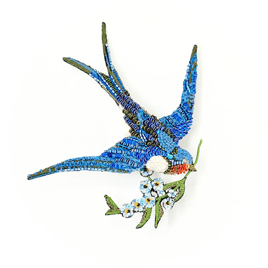 Peace Swallow Brooch