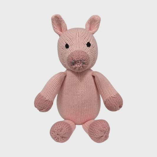 Handknit Piggy