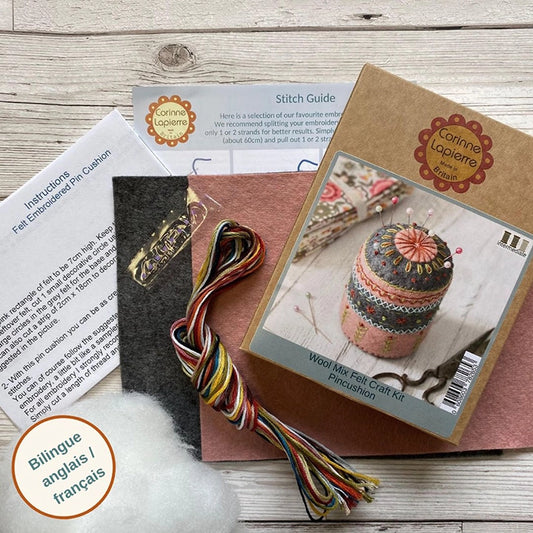 Pincushion Embroidery Kit